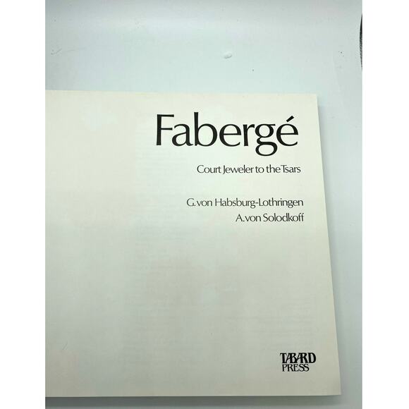Faberge‎ Court jeweler to the Tzars First edition 1979 printed Hong Kong - Picture 3 of 9